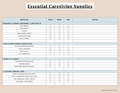 Printable caregiver supply checklist for family caregivers - Caregivers Collective